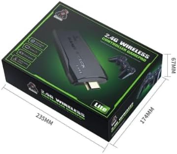 64Gb Wireless Retro Stick Game Console, 4k, HDMI, Built in 10000+ Games - BigGreenBear.com Video GAMES 39.89 USD Big Green Bear
