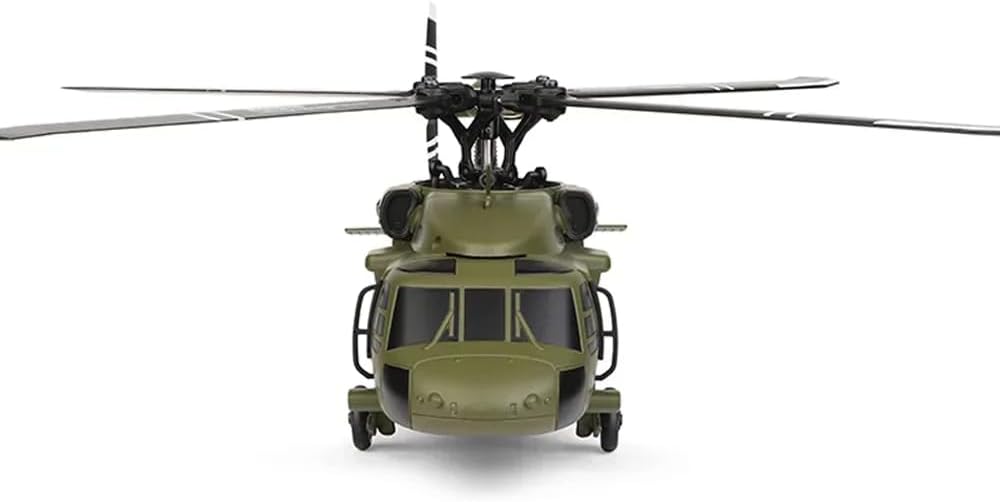 WL K170 Black Hawkk UH-60L RC Helicopter, 2.4GHz 4CH RC Military Aileronless Helicopter