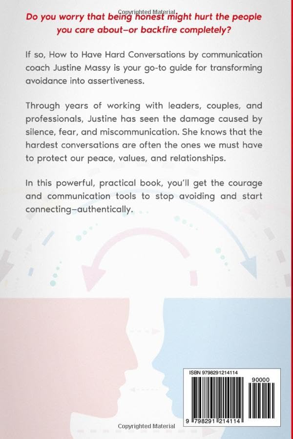 How to Have Hard Conversations: by Justine Massy - BigGreenBear.com Book 11.99 USD Big Green Bear