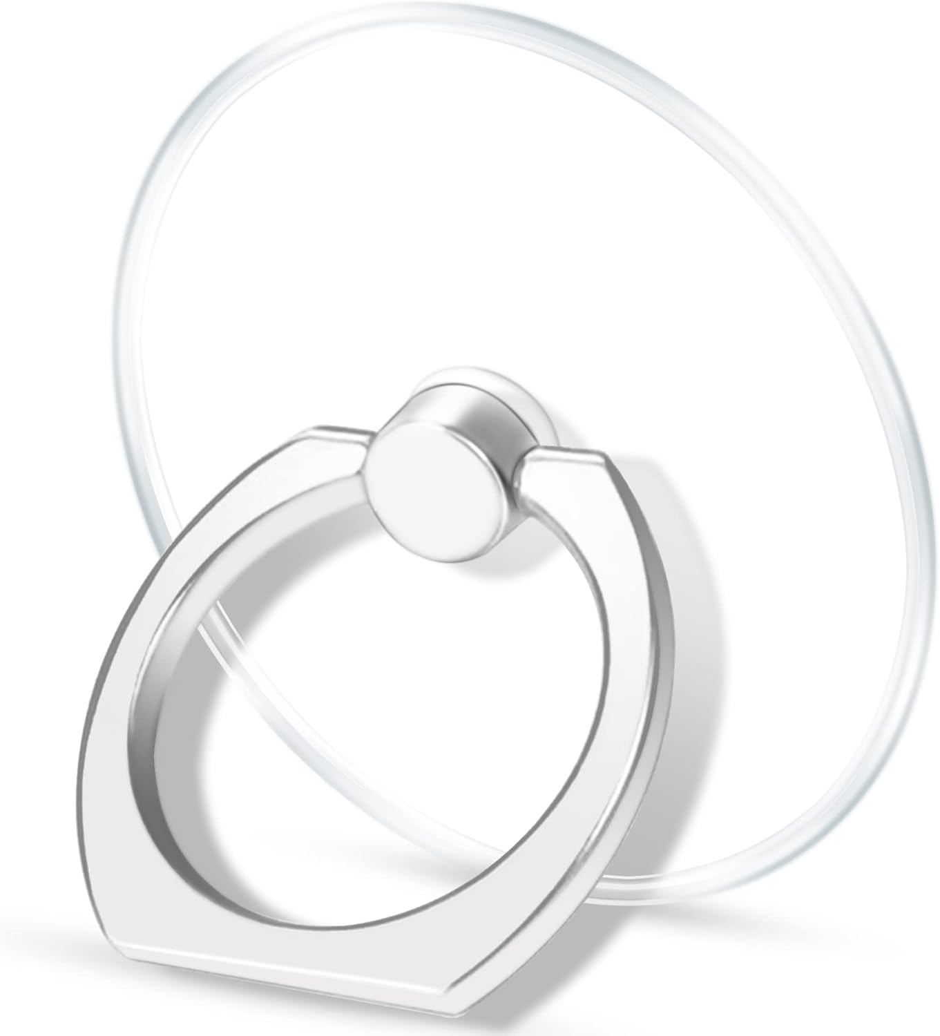 Transparent Clear Phone Ring Grips Holder Kickstand, Finger Ring Stand