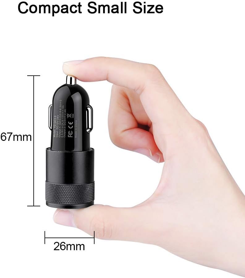 Fast Car Charger, Quick Charging 5.4A/30W Phone USB Adapter Rapid Plug 2 Port -  BigGreenBear.com cell phone 8.99 USD Big Green Bear