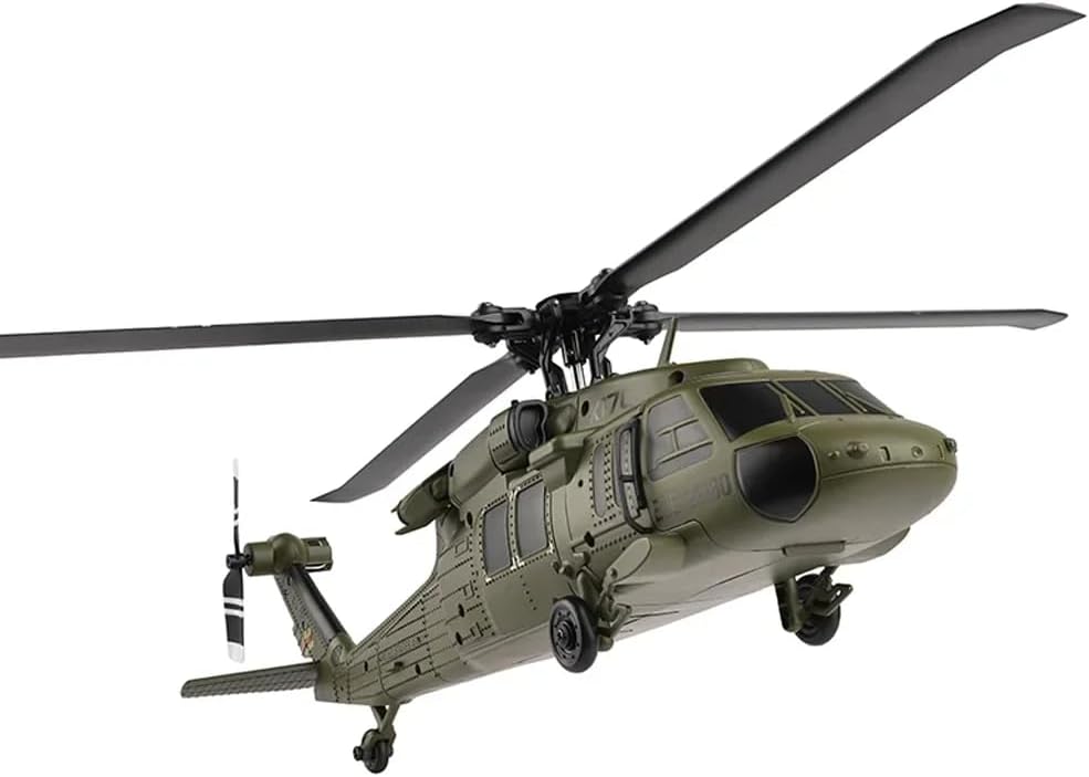 WL K170 Black Hawkk UH-60L RC Helicopter, 2.4GHz 4CH RC Military Aileronless Helicopter