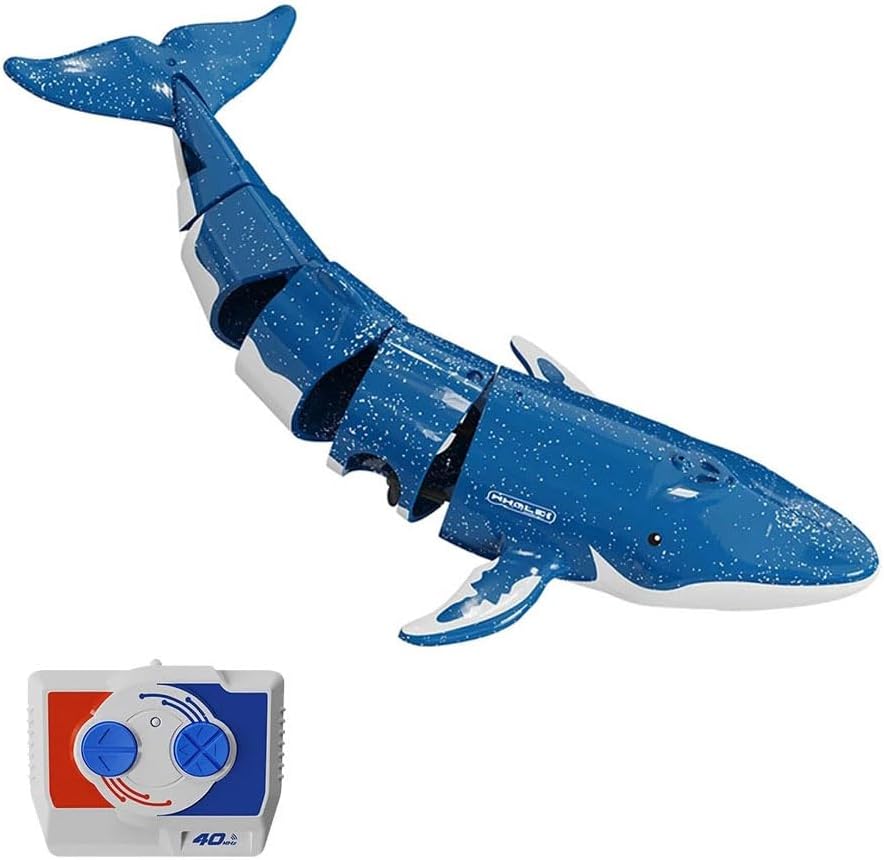 RC Whale, RC Diving Shark with Water Spray Function