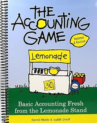 The Accounting Game: Paperback