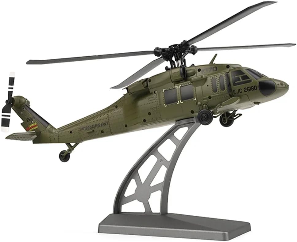WL K170 Black Hawkk UH-60L RC Helicopter, 2.4GHz 4CH RC Military Aileronless Helicopter