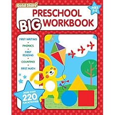 Preschool Big Workbook Ages 3 - 5: 320 Pages - BigGreenBear.com Book 10.98 USD Big Green Bear
