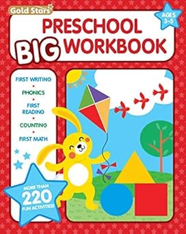 Preschool Big Workbook Ages 3 - 5: 320 Pages - BigGreenBear.com Book 10.98 USD Big Green Bear