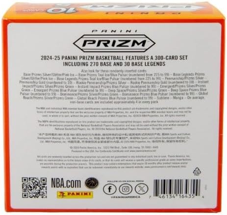2024-25 Panini Prizm NBA Basketball Mega Box Factory Sealed