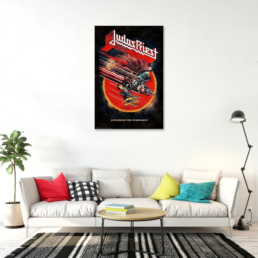 Judas Priest - Music Poster (Screaming For Vengeance) (Size: 24" x 36") -  BigGreenBear.com Poster 19.99 USD Big Green Bear