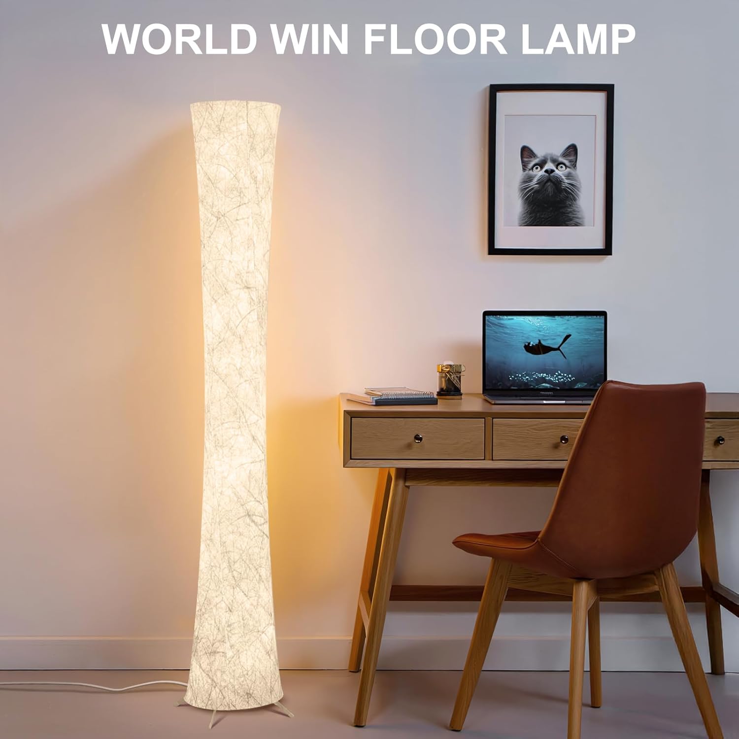 61'' Smart RGB LED Corner Lamp with Music Sync and 16 Million DIY Colors -  BigGreenBear.com Lighting 49.99 USD Big Green Bear