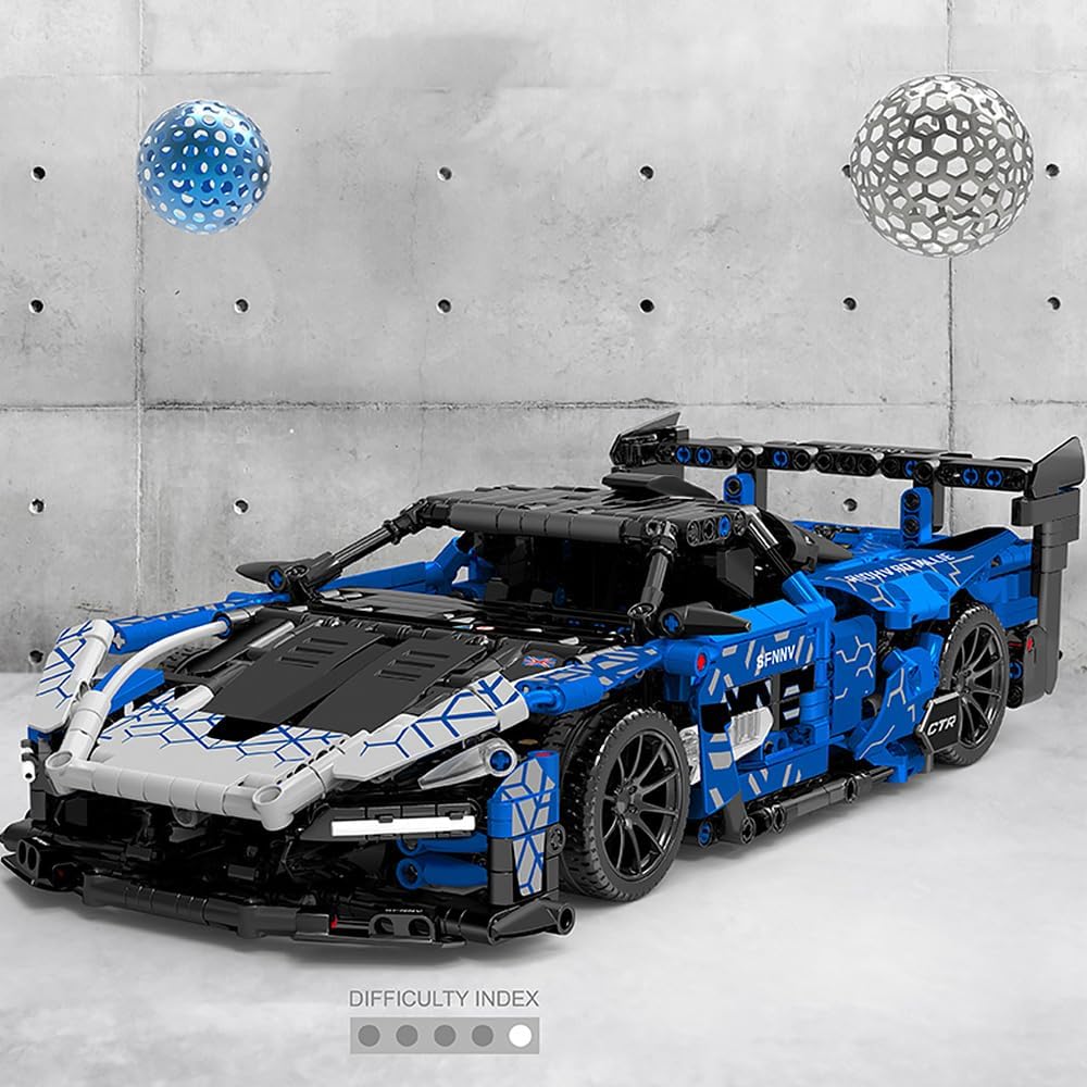 Mesiondy Sports Car Building Blocks Toys Adults Kits,1:14 MOC Building Set Racing Car - BigGreenBear.com Building Toys 49.90 USD Big Green Bear