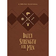 Daily Strength for Men: A 365-Day Devotional (Faux Leather) - Big Green Bear