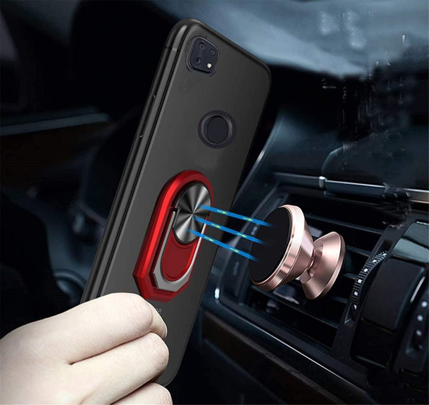 Compatible for UNNECTO Bolt 10 Phone Case,360 Ring Shockproof Cover -  BigGreenBear.com cell phone 8.99 USD Big Green Bear