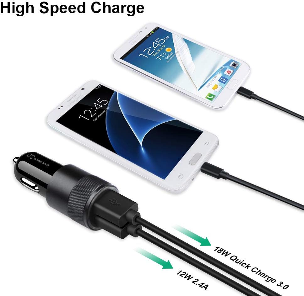 Fast Car Charger, Quick Charging 5.4A/30W Phone USB Adapter Rapid Plug 2 Port -  BigGreenBear.com cell phone 8.99 USD Big Green Bear