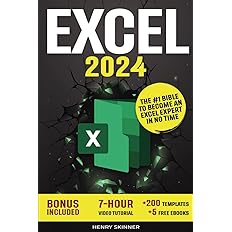 Excel 2024: The Absolute Beginner's Guide to Maximizing Your Excel Experience -  BigGreenBear.com Book 16.97 USD Big Green Bear
