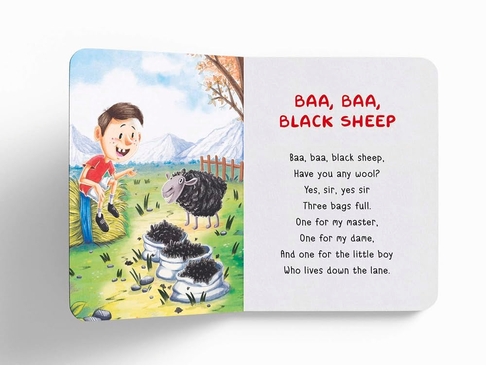 Nursery Rhymes Board Book: Illustrated Classic Nursery Rhymes - BigGreenBear.com Book 7.99 USD Big Green Bear