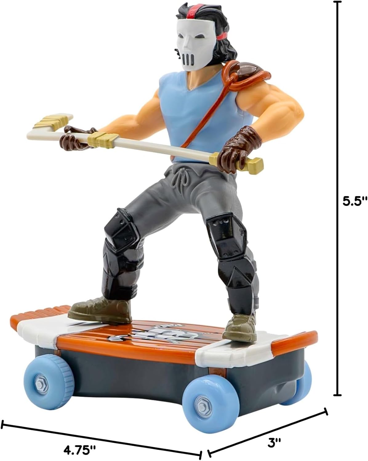 Teenage Mutant Ninja Turtles Toy, Casey Jones Sewer Shredder Pullback Skateboard