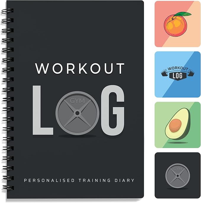 Workout Planner for Daily Fitness Tracking & Goals Setting - A5 Size, 6” x 8”