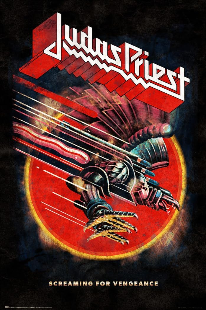 Judas Priest - Music Poster (Screaming For Vengeance) (Size: 24" x 36") -  BigGreenBear.com Poster 19.99 USD Big Green Bear