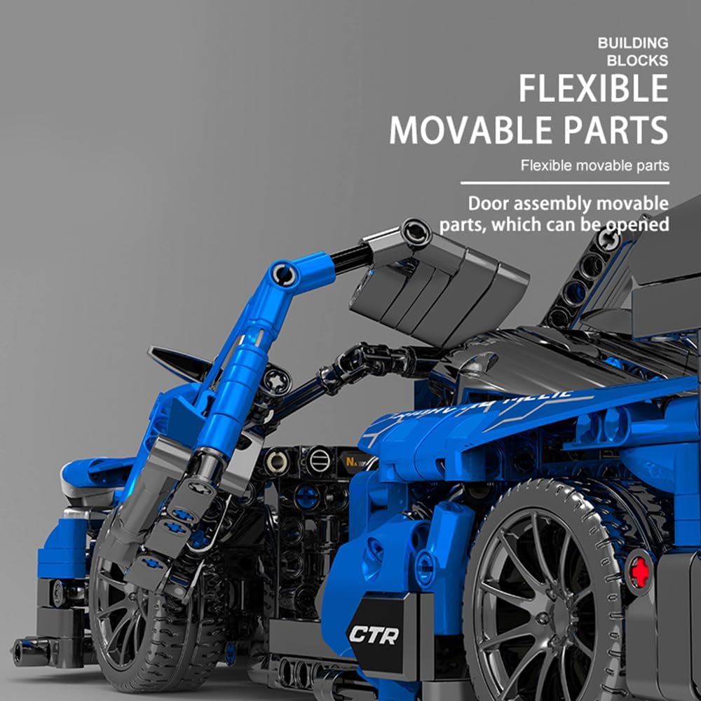 Mesiondy Sports Car Building Blocks Toys Adults Kits,1:14 MOC Building Set Racing Car - BigGreenBear.com Building Toys 49.90 USD Big Green Bear