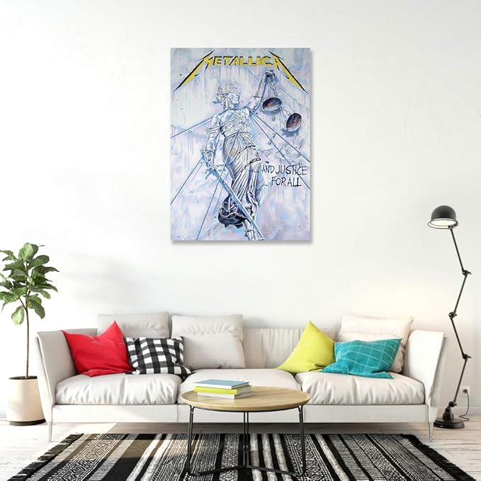 Metallica - Music Poster (And Justice For All - Album Cover) (Size: 24" x 36") - BigGreenBear.com Poster 24.89 USD Big Green Bear