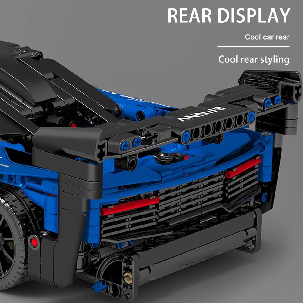 Mesiondy Sports Car Building Blocks Toys Adults Kits,1:14 MOC Building Set Racing Car - BigGreenBear.com Building Toys 49.90 USD Big Green Bear