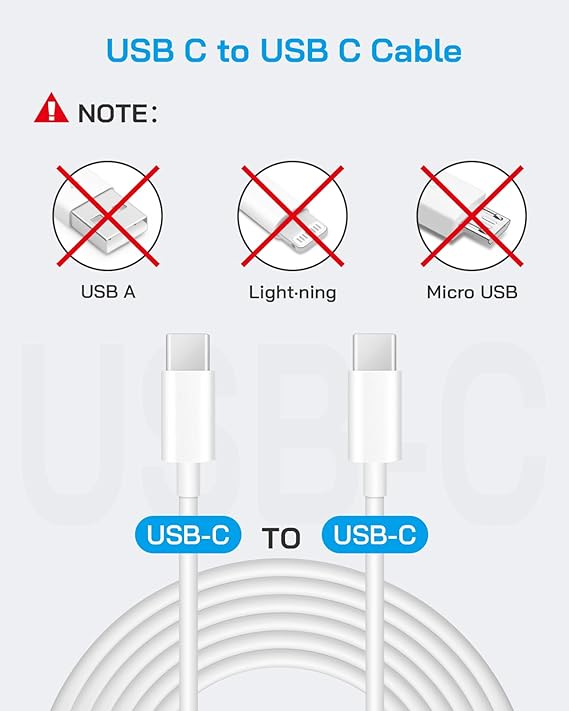 i Phone 16 15 Charger Fast Charging-20W USB C Power Brick with 6Ft (3 Pack) - BigGreenBear.com cell phone 24.50 USD Big Green Bear