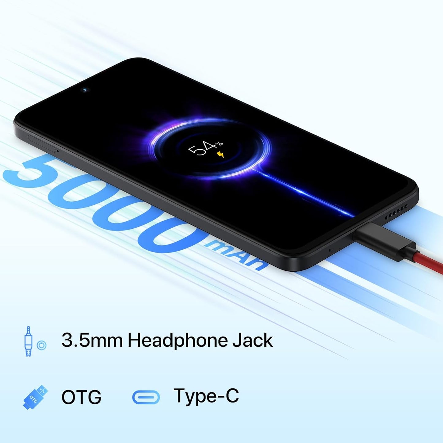 UMIDIGI Note 100A Cell Phone, 8(4+4)+256GB/1TB TF, 6.8" HD+ 120Hz Display Phones, Android 14 Unlocked Smartphone