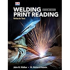 Welding Print Reading Eighth Edition, Revised - BigGreenBear.com Book 129.99 USD Big Green Bear