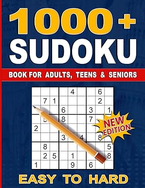 1000+ Sudoku Puzzles for Adults: Paperback - BigGreenBear.com Book 6.99 USD Big Green Bear