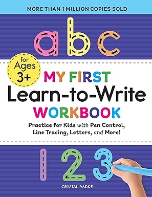 My First Learn-to-Write Workbook: for 3+ year old