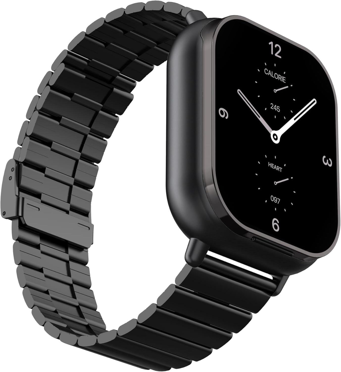 Smartwatch with Headphones, Wireless 2-in-1 Mobile Bracelet Compatible with Android and iOS D8 (Black Plating) - BigGreenBear.com SMART WATCH 39.99