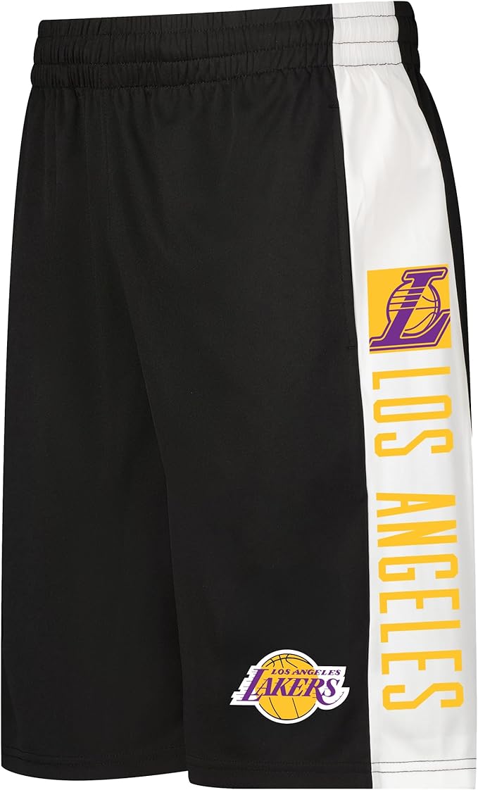 Men's NBA Official Super Soft Basketball Shorts Los Angeles Lakers - BigGreenBear.com clothing 29.95 USD Big Green Bear