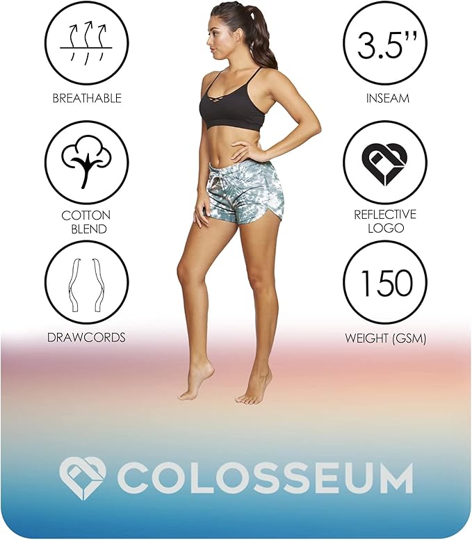 Active Women's Simone Cotton Blend Yoga and Running Short - BigGreenBear.com clothing 9.99 USD Big Green Bear