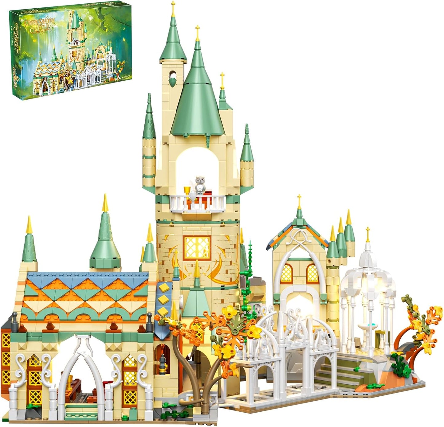 Magic Medieval Castle Architecture Building Block Sets (1555PCS) - BigGreenBear.com Building Toys 49.99 USD Big Green Bear