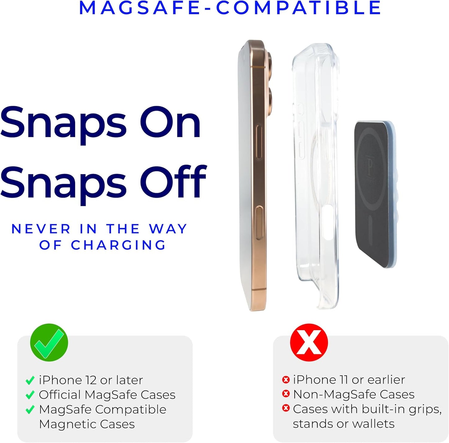 The Clingy Thingy | Magnetic iPhone Suction Mount/Grip/Holder - BigGreenBear.com cell phone 19.99 USD Big Green Bear
