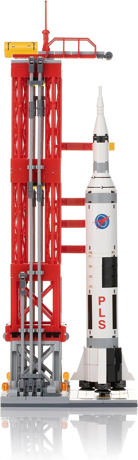 Rocket Launch Building Block Set (457 Pieces) Space Series - BigGreenBear.com Building Toys 34.86 USD Big Green Bear