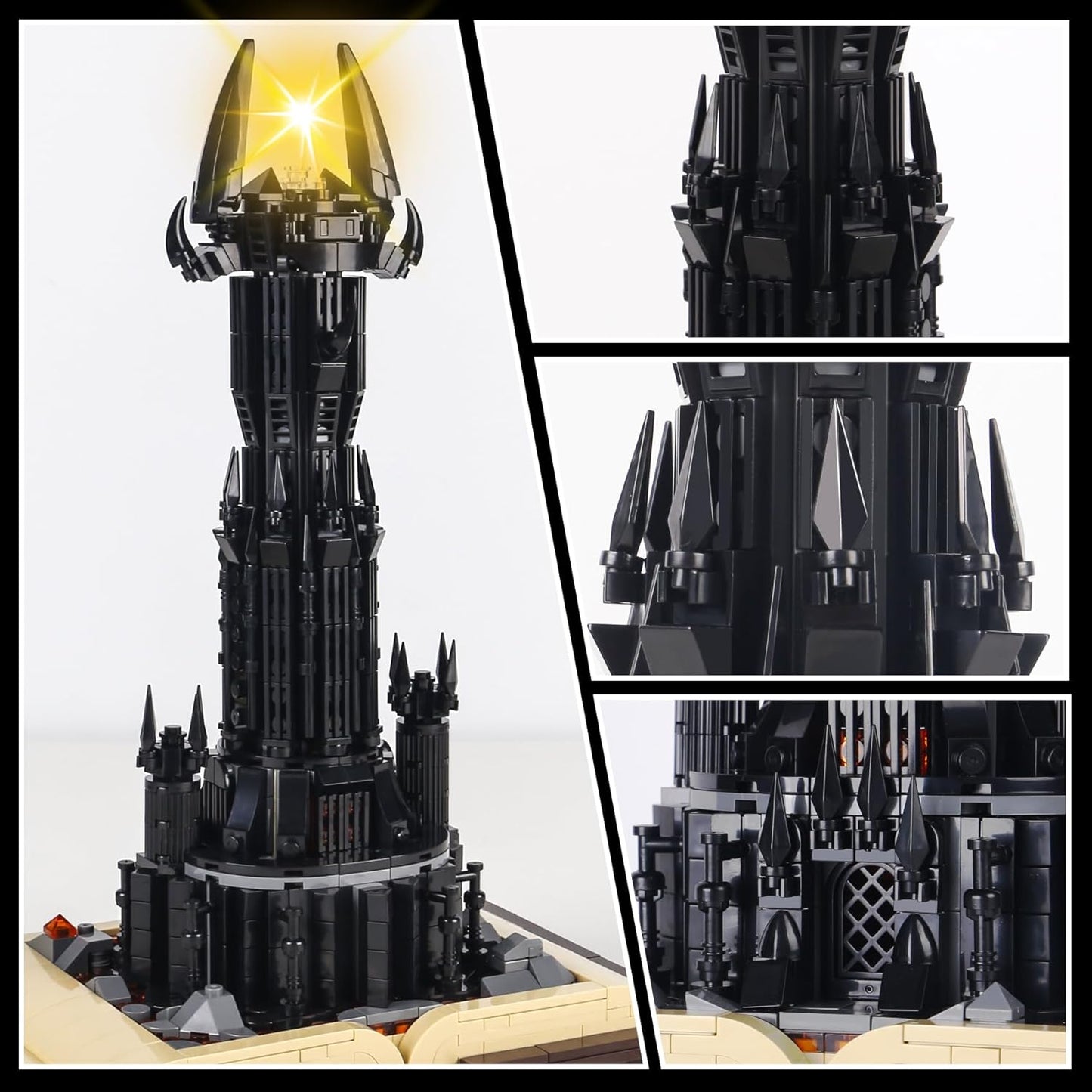 900+ PCS Lord of The Rings Dark Tower Magic Book Castle Building Blocks - BigGreenBear.com Building Toys 39.99 USD Big Green Bear