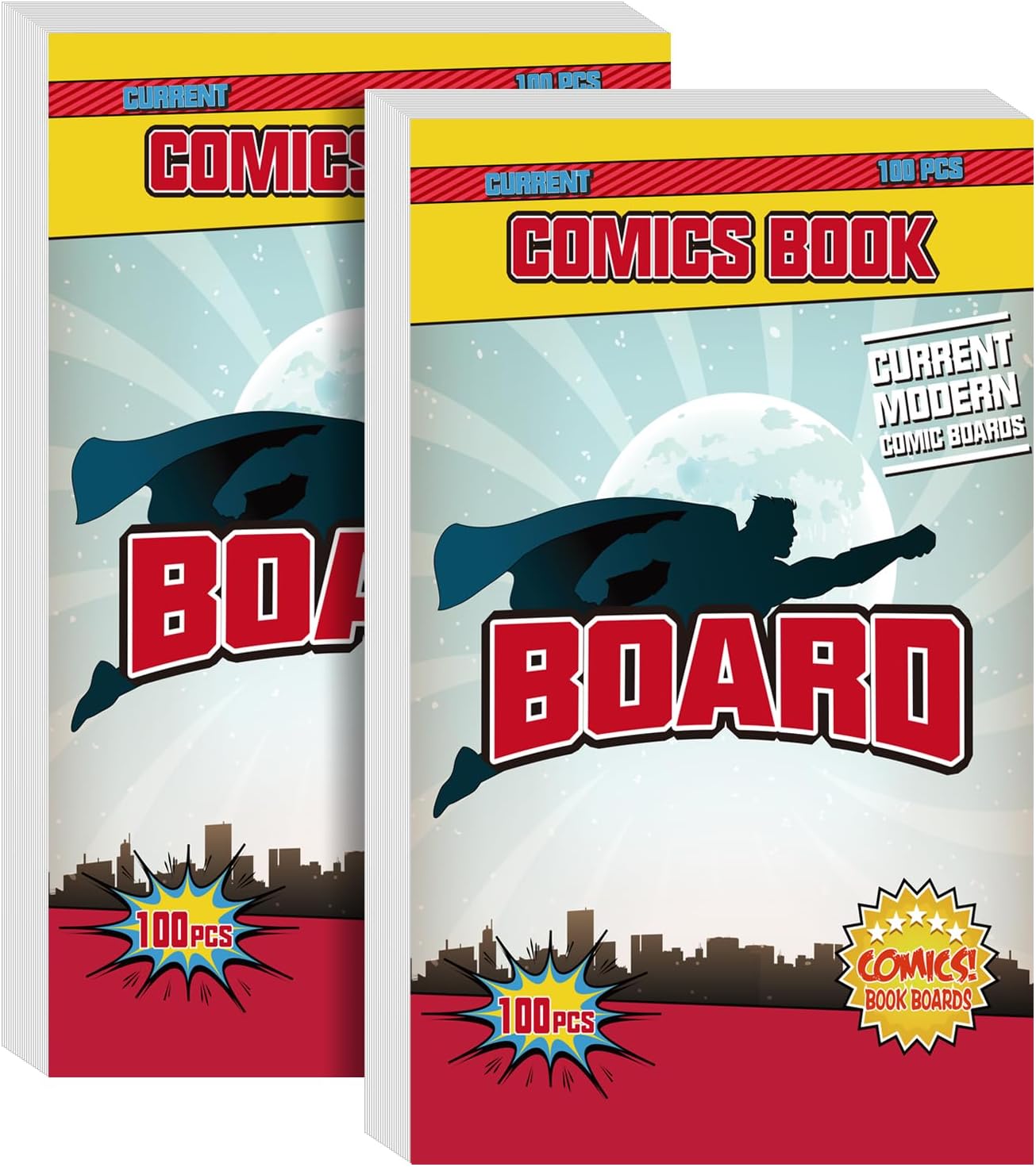 200ct Current Comic Book Boards, KKU 29 pt Acid Free Comic Book Backing Boards - BigGreenBear.com Comic 25.35 USD Big Green Bear