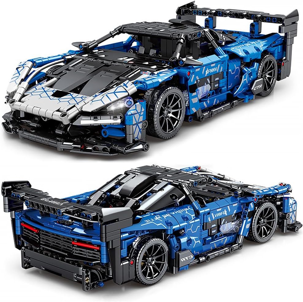 Mesiondy Sports Car Building Blocks Toys Adults Kits,1:14 MOC Building Set Racing Car - BigGreenBear.com Building Toys 49.90 USD Big Green Bear