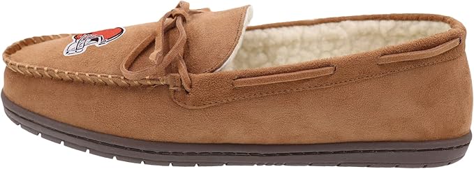 Men's NFL Logo Moccasin Slippers, Team Color, 11-12 - BigGreenBear.com shoes 46.00 USD Big Green Bear