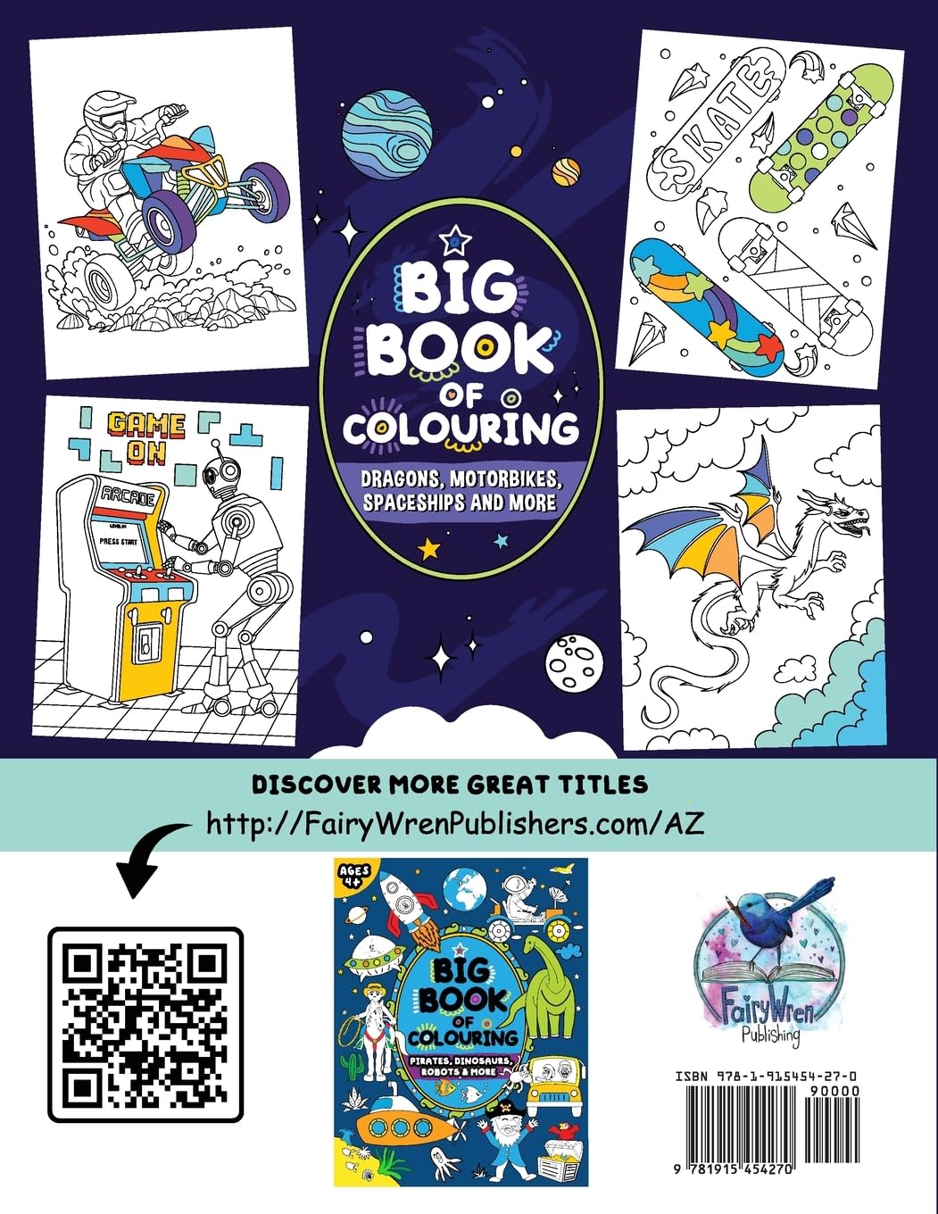 Big Book of Colouring for Boys: For Children Ages 4+