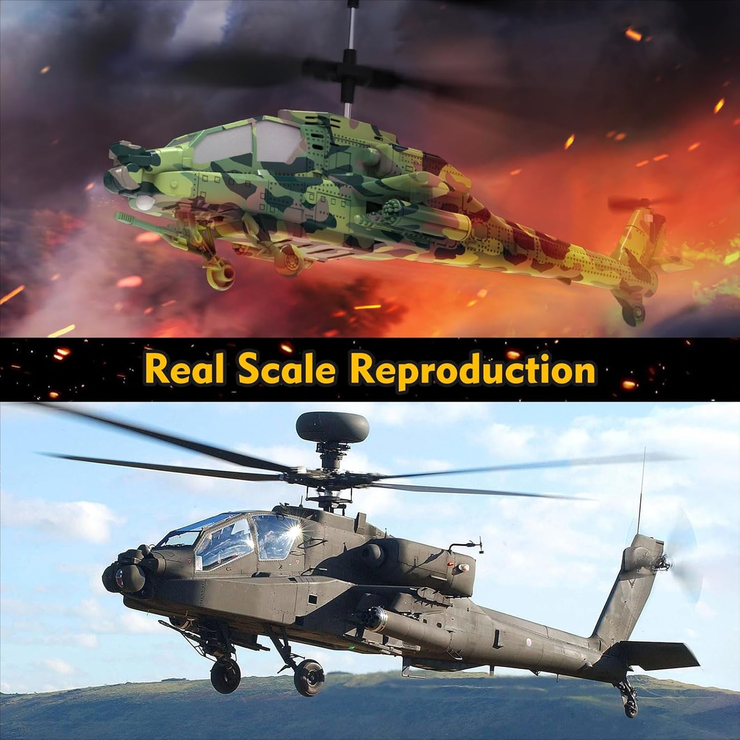 RC Helicopter, Remote Control Helicopter 40+ Min Flight Time