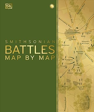 Battles Map by Map (DK History Map by Map) Hardcover