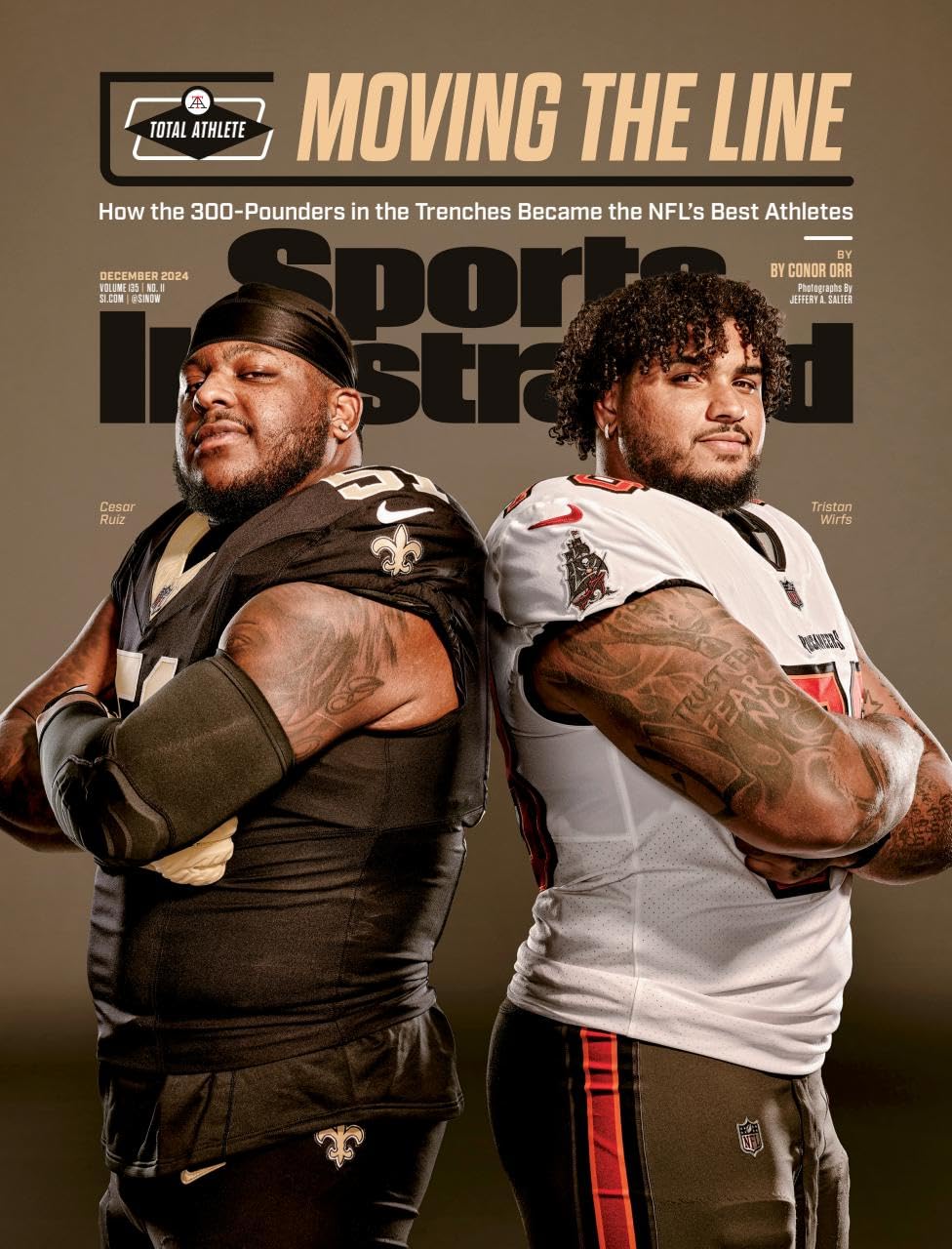 Sports Illustrated Magazine (December 2024 Issue) Moving the Line