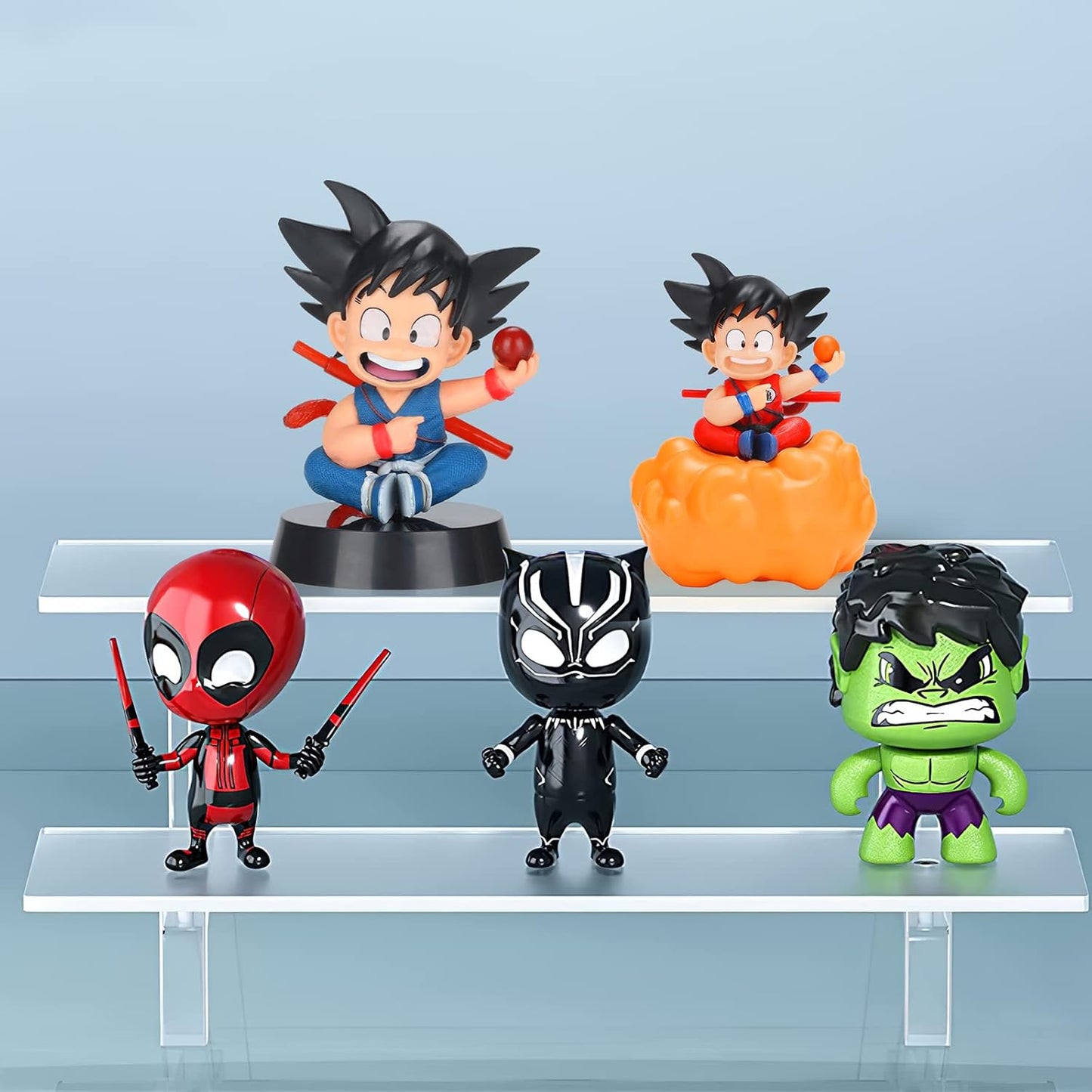 DBZ Dragon Ball Action Figure Toys with 1.4 Inch Crystal Stars Dragon Ball
