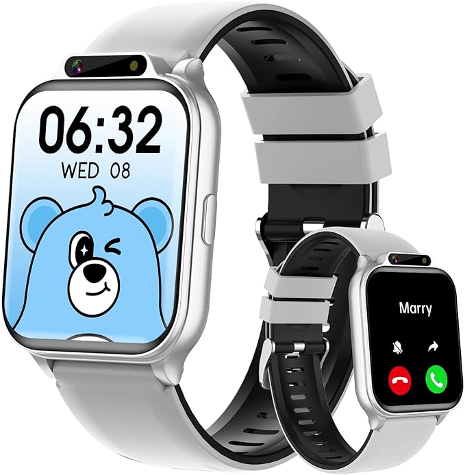 Smart Watch for Kids, 1.85" Fitness Tracker with Heart Rate, Sleep Monitor, IP68 Waterproof - BigGreenBear.com SMART WATCH 32.99