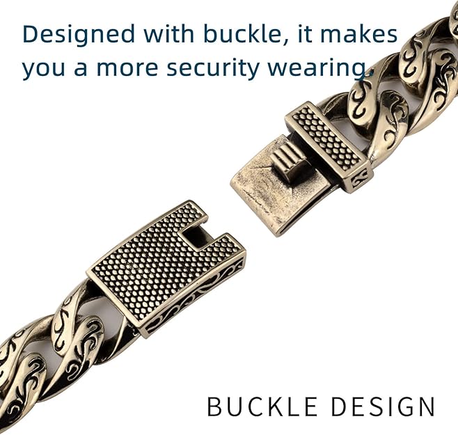 NEW! Men Chain Bracelet Watch Vintage Mayan Style Lind Bracelets Hip Hop Jewelry - BigGreenBear.com jewelry 24.50 USD Big Green Bear