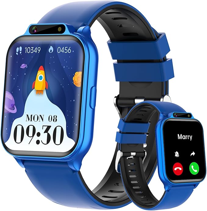 Smart Watch for Kids, 1.85" Fitness Tracker with Heart Rate, Sleep Monitor, IP68 Waterproof - BigGreenBear.com SMART WATCH 32.99