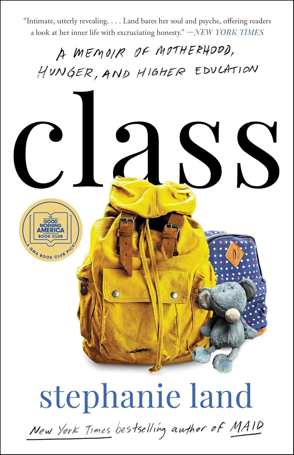 Class: A Memoir of Motherhood, Hunger, and Higher Education -  BigGreenBear.com Book 14.99 USD Big Green Bear